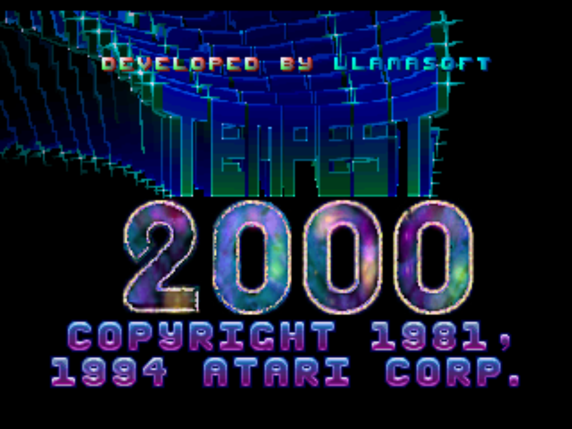 Tempest 2000 Intro Screen